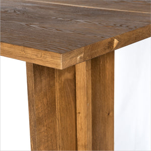 Wood Counter Table Detail