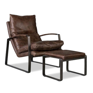 leather arm chair