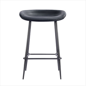 counter stool with leather seat