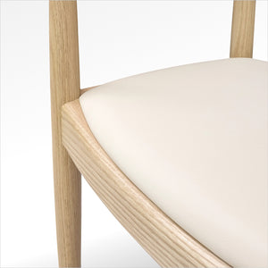Natural Oak Chair Leather 