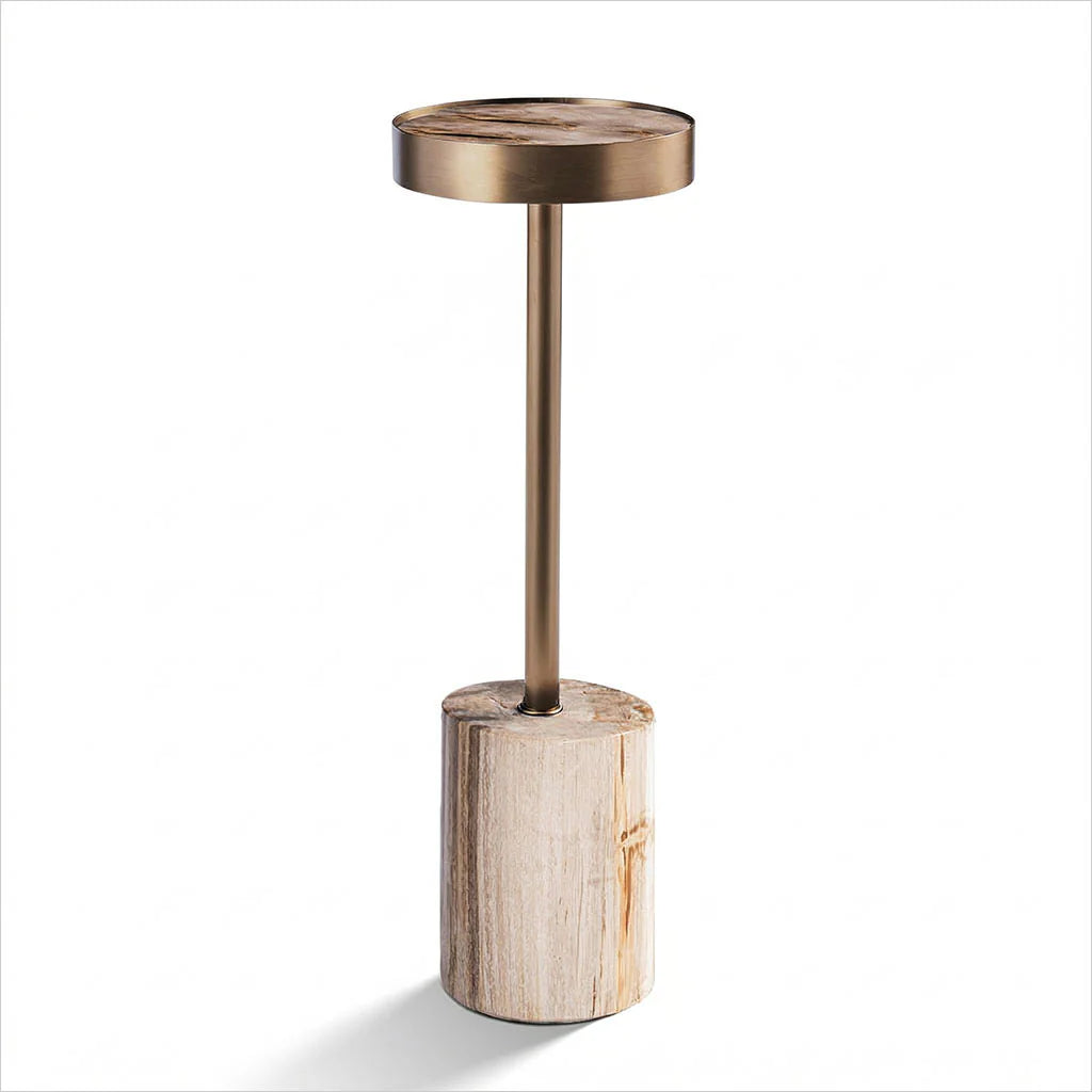Accento End Table - Off White