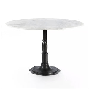 Rivoli Marble and Iron Dining Table