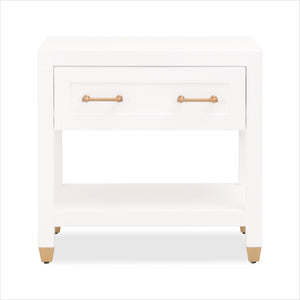 Bella nightstand matte white