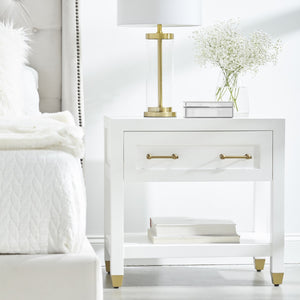 Bella nightstand in bedroom setting