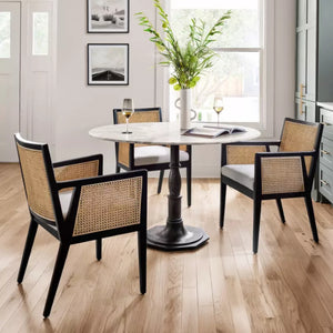 Rivoli Dining Table and Grove Arm chairs