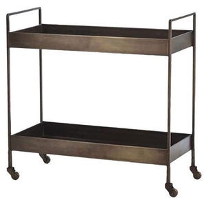 metal serving cart