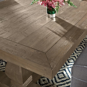 dining table in reclaimed pine