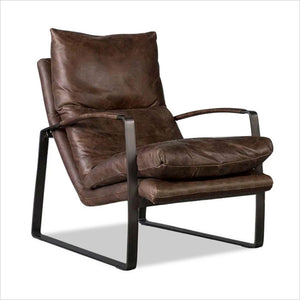 leather arm chair