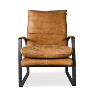 leather arm chair