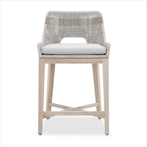 counter stool with rope back