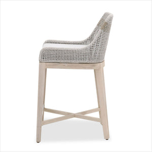 counter stool with rope back