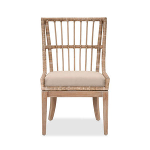 dining chair with fabric seat