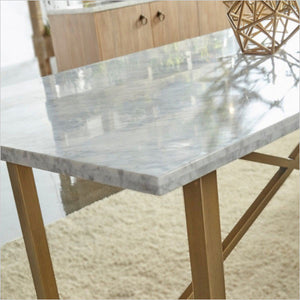 rectangular marble top dining table