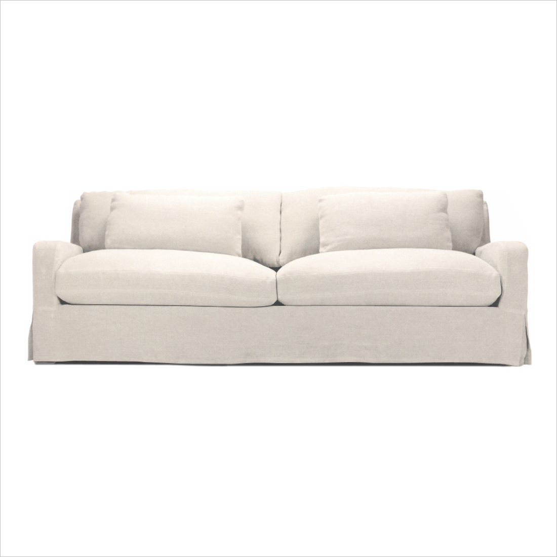 Hampton Slipcovered Sofa - 2 seater, natural slip cover - Canvas Interiors