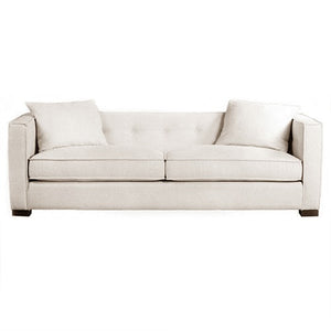fabric sofa with tufting