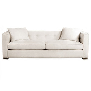 fabric sofa with tufting