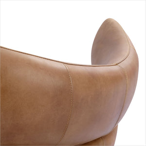 leather lounge chair