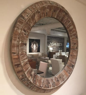 round wall mirror