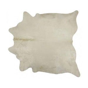 white cowhide