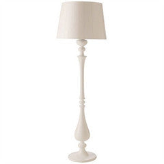 White high gloss floor lamp