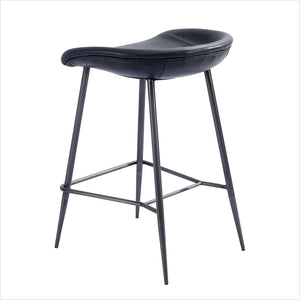 counter stool with leather seat