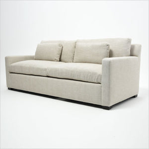 sofa with down-filled cushions
